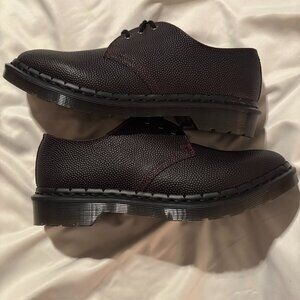 DR. MARTENS 30960 OXBLOOD PEBBLED LEATHER OXFORDS